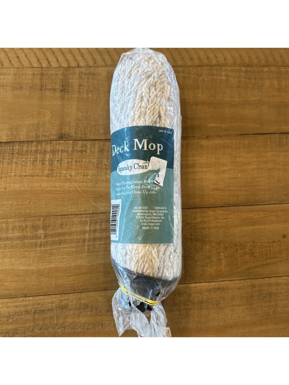 Vintage 2003 Target Deck Mop Squeaky Clean 002 09 1252 NOS